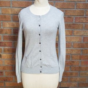 Banana Republic longsleeve gray cardigan sz small